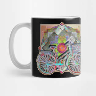 Summer In The City On A Bicycle Mug